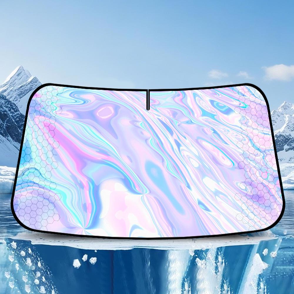 Laser Sunshade: Summer Car Windshield Sun Visor for Heat Insulation and Sun Protection