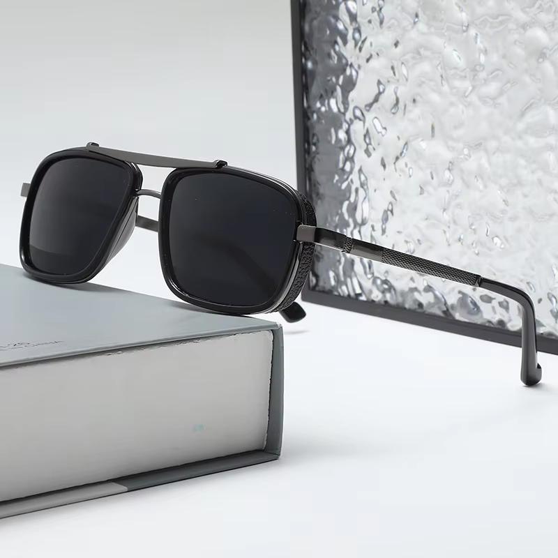 Polarized Punk Ανδρικά γυαλιά ηλίου Vintage μόδας Steampunk Square Γυαλιά ηλίου Ανδρικά γυαλιά οδήγησης Καλοκαιρινές αποχρώσεις ταξιδιού UV400