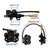 Rear Brake Master Cylinder Caliper Assembly for 110cc Chinese ATV Quad Scooter Brake Caliper Assembly Modified Accessory