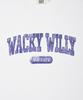 WACKY WILLY Arch Typo Short Sleeve T-Shirt White