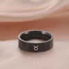 Stainless Steel Twelve Constellation Rings Capricorn Virgo Aquarius 12 Horoscope Zodiac Sign Rings For Women Men Fashion Jewelry