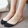 5 Pairs Suspenders Women Cotton Boat Socks Invisible Shallow Mouth Summer Thin Half Sole Socks Not Drop Heel Short Sox
