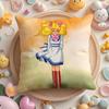 C-Candy Candy Anime Cushion Cover Plush Fabric Soft Double-Sided Printed Sofa Warm Winter Home Gift Pillow Cover