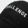 1“Challenge”fashionable embroidered baseball cap with sun protection for both men and women