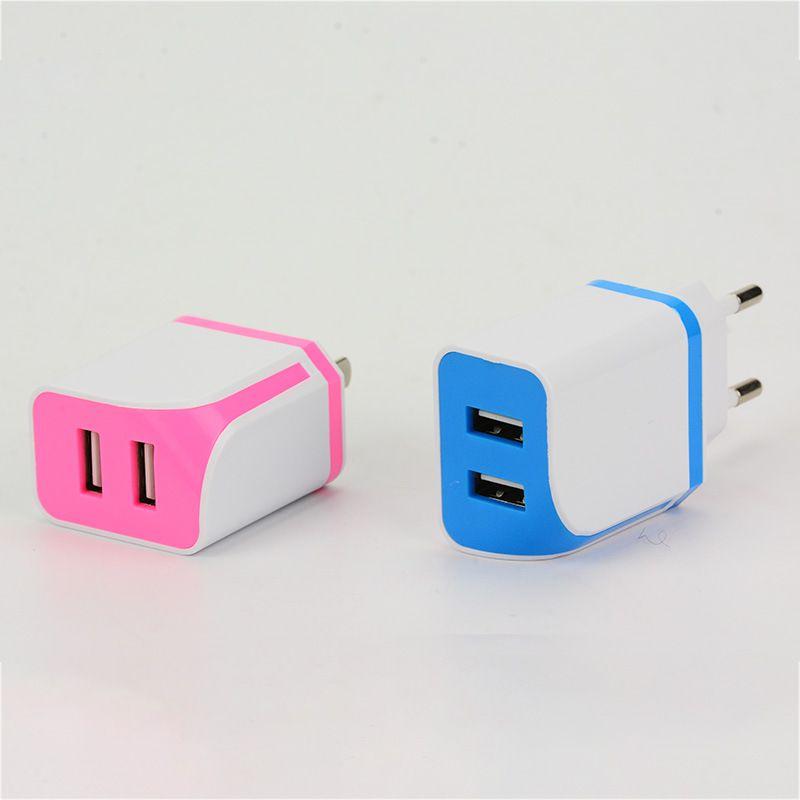 Premium Quality Double Usb Power Adapter Charger For Universal 2.1a Android Phones