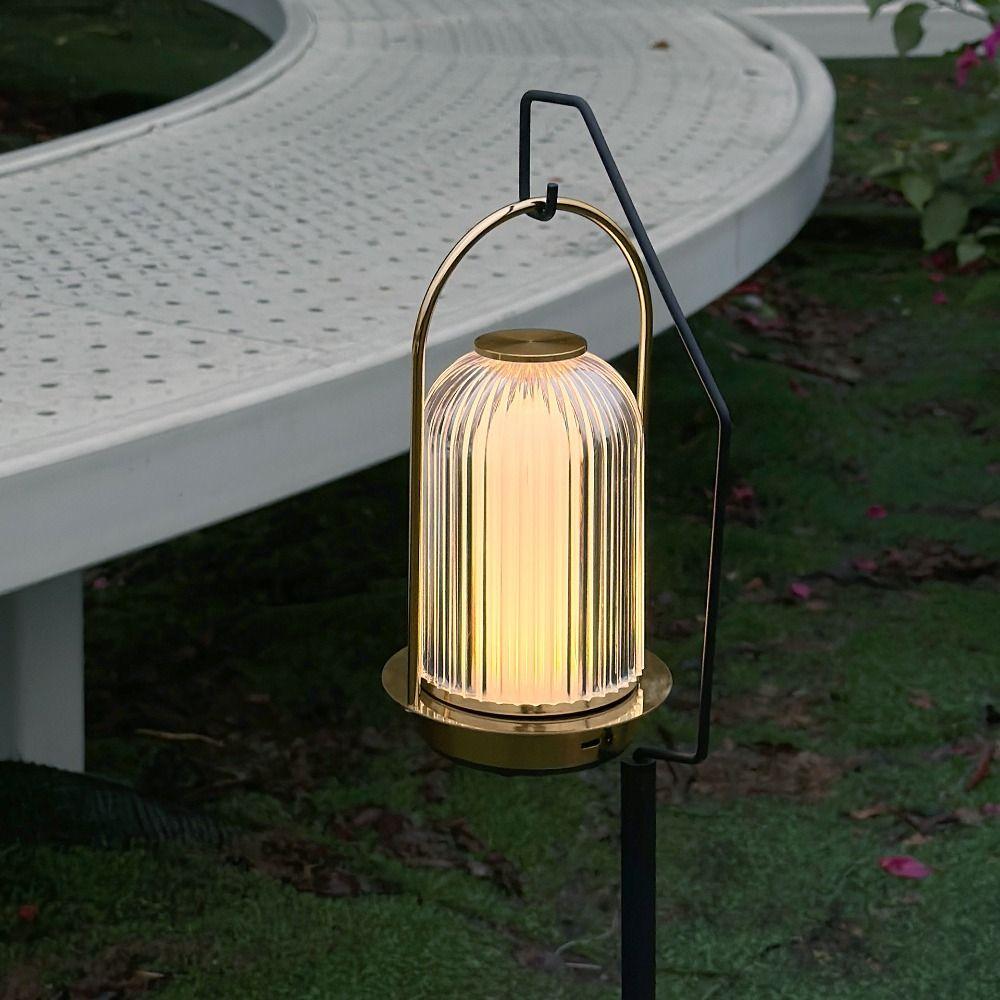 Dimmable Crystal Desk Lamp Nordic Portable Night Light Minimalist Metal Table Lamp  Bedroom