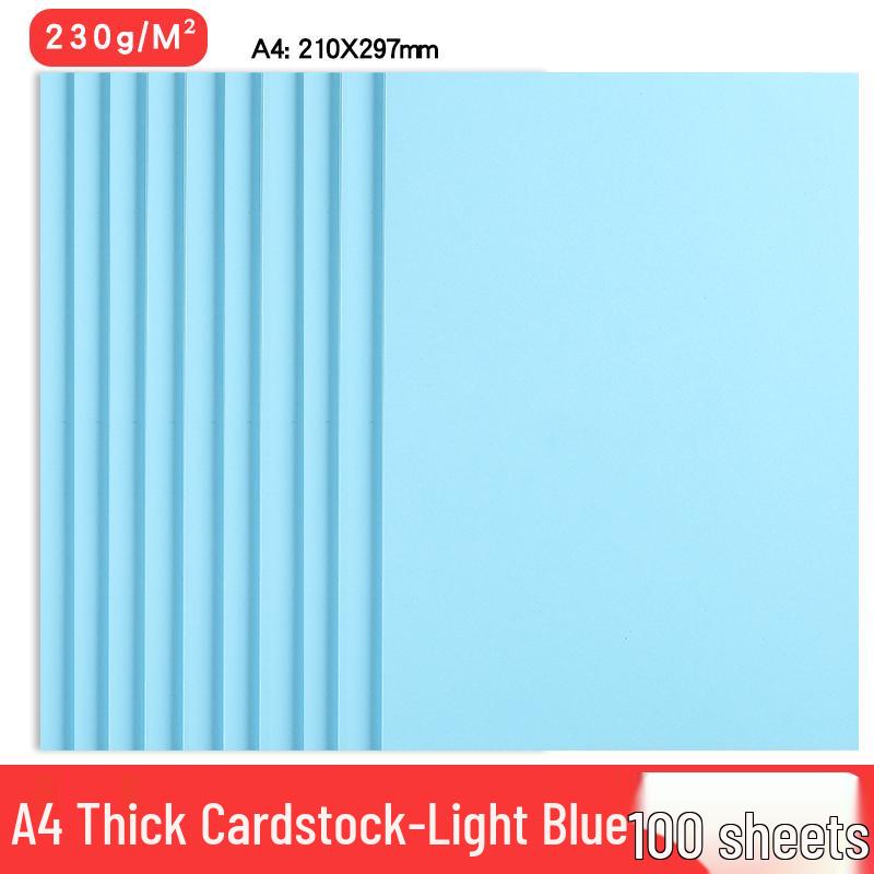A4 Black & White Thickened Cardstock for Student & Kinder Crafts, 8K/4K/A3 Drawing Paper