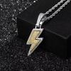 Men's Copper Alloy Hip Hop Necklace Claw Setting Shiny Zircon Inlay Anti-Allergic Fashion Statement Jewelry Accessories