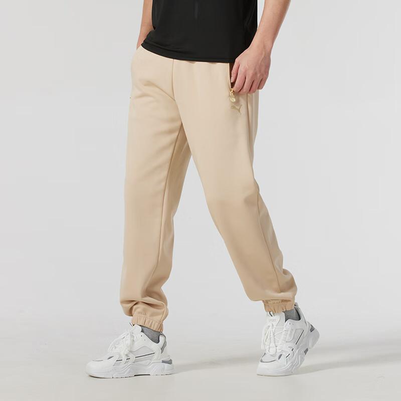 Puma Comfortable Stylish Tapered Knit Sports Pants Men Bottoms Brown 631418-96
