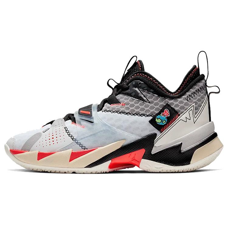 Air Jordan Why Not Zer0.3 PF 'Unite' (Unisex) White / Bright Crimson / Black Basketball Shoes CD3002 101