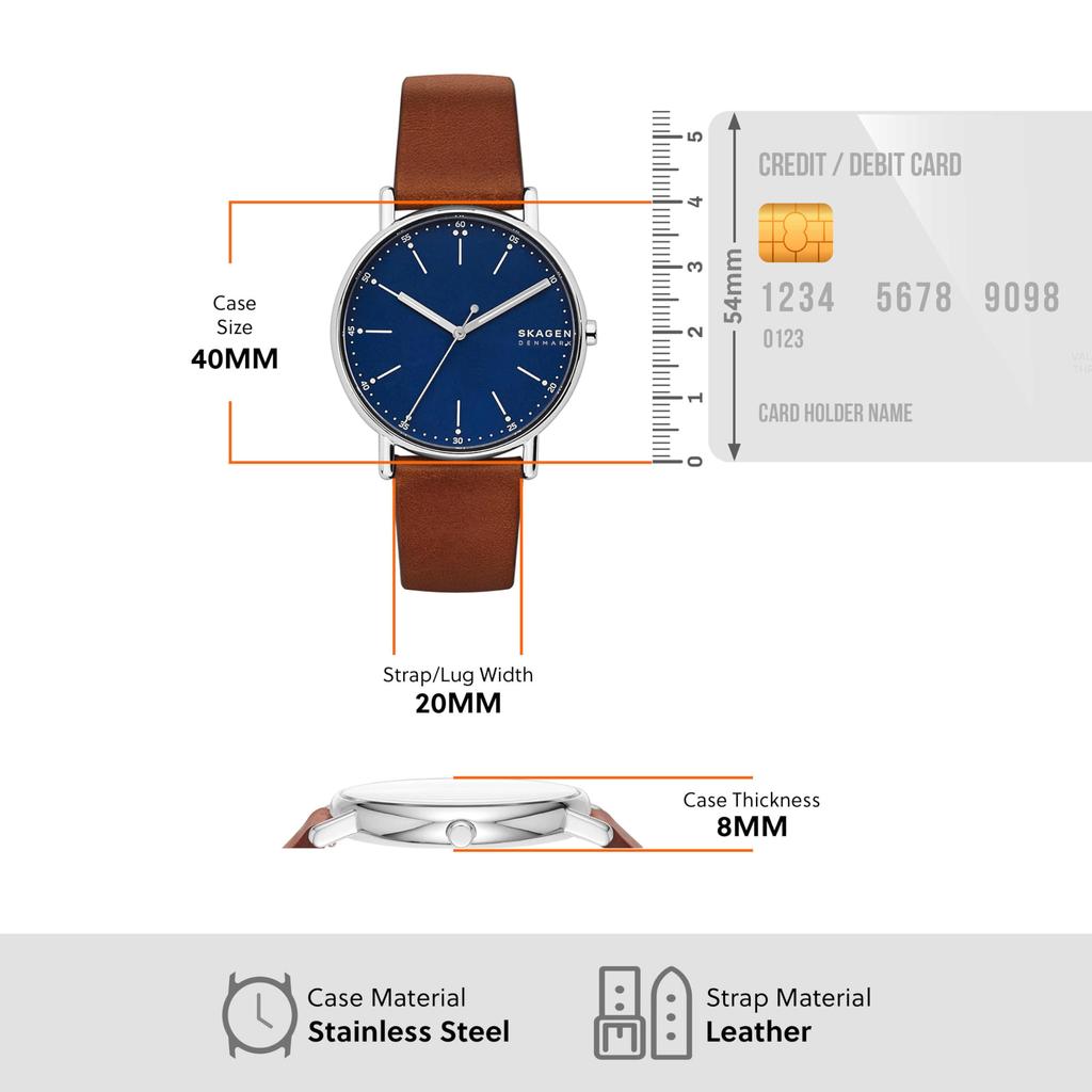 Skagen Signatur Wristwatch SKW6355 Genuine Import Men's