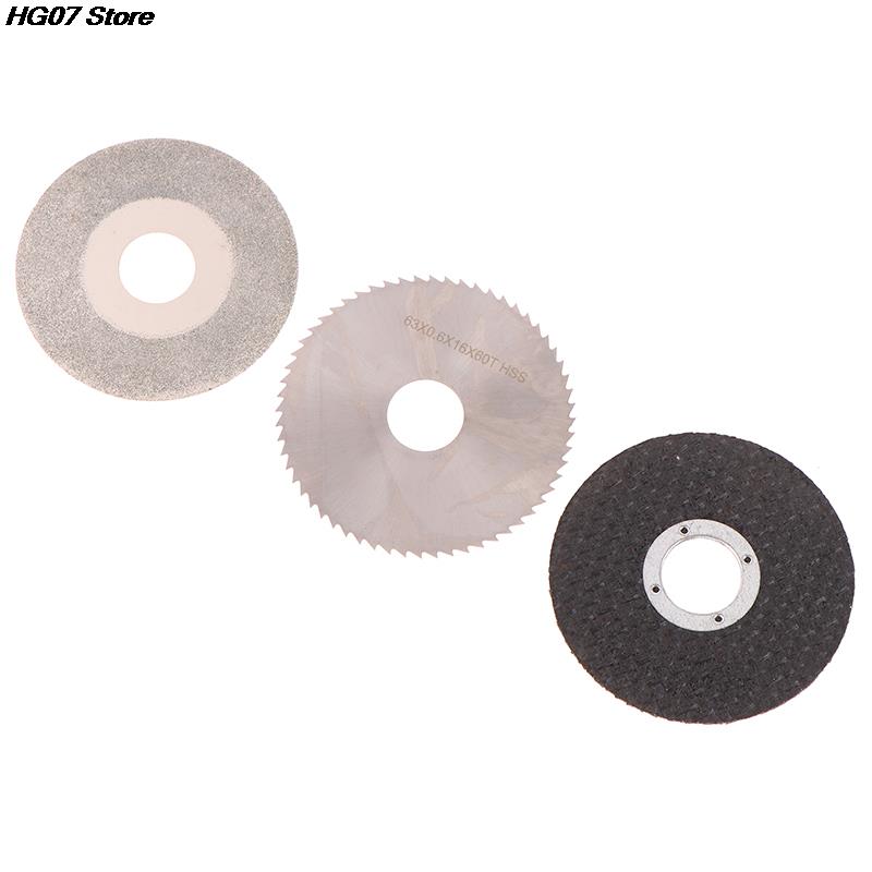 Circular Saw Blade Chainsaw Blade 2.5in 63mm Resin HSS Alloy Saw Blade 60mm Emery Saw Blade Cutting Disc Electric Saw Accessory