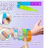 Silicone Pop It Fidget Bubble Bracelet Push Bubbles Stress Relieve Fidget Toy Relieve Fatigue Depression Relax Pop Gift For Kids