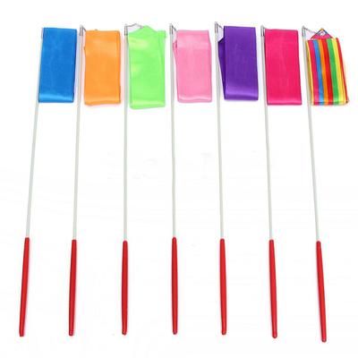 4M Children Art Gymnastics Ribbon Streamer Twirling Rod Stick for Gym Dance Gymnastic Ballet