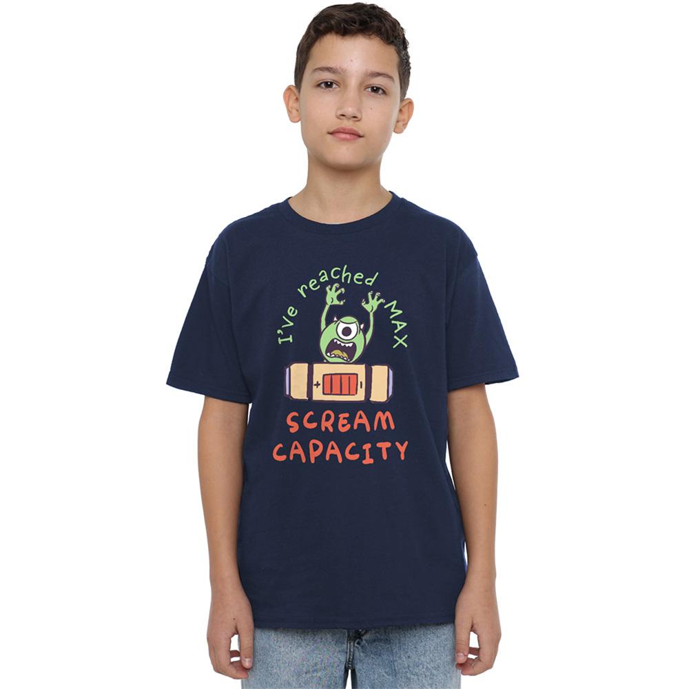 Disney Pixar Childrens/Kids Scream Capacity Mike Wazowski T-Shirt