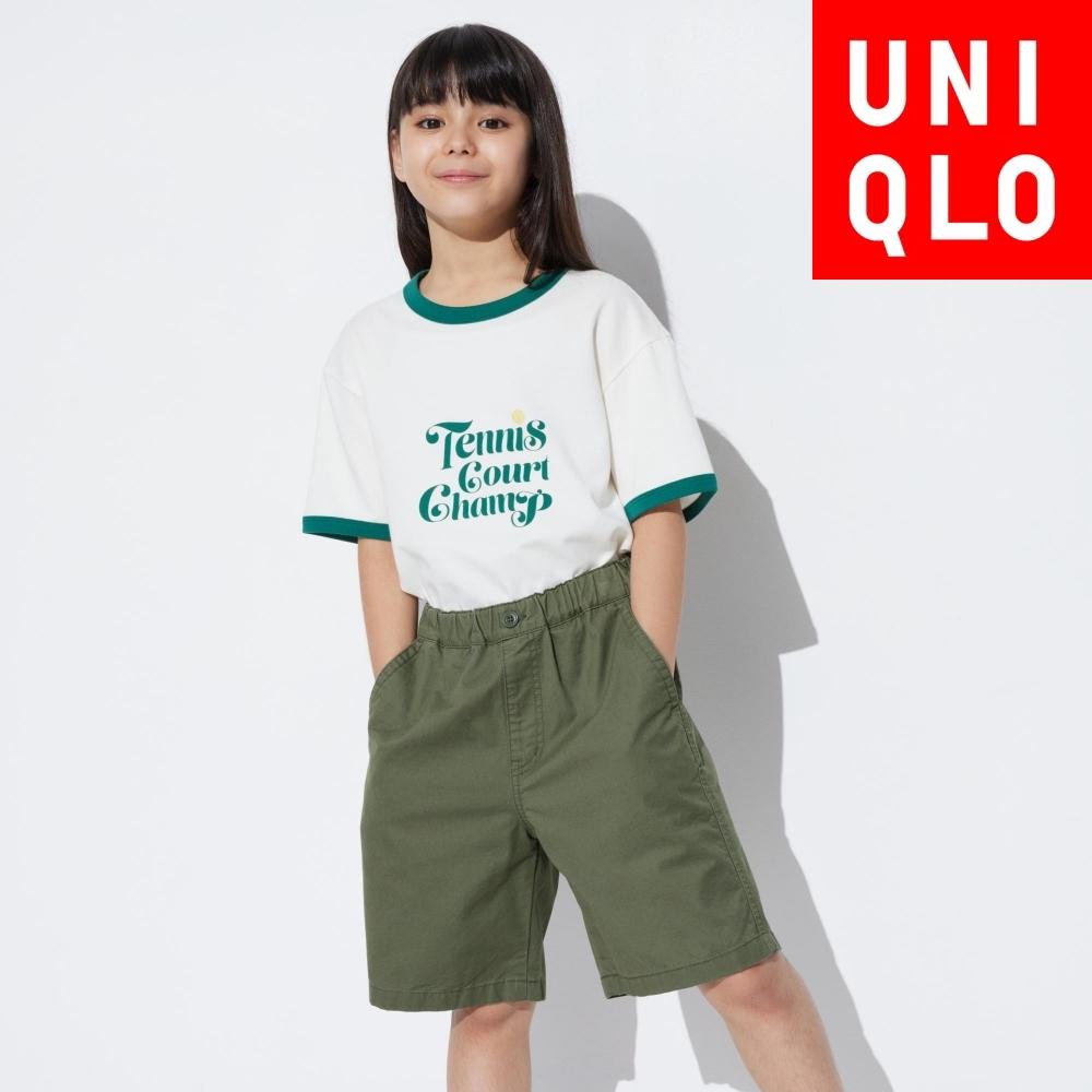 

ДЕТСКИЕ БРЮКИ UNIQLO ИЗ САРЖИ 56 OLIVE/KIDS 110