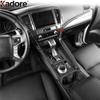 Car Navigation GPS Panel Cover Trim For Mitsubishi Pajero/Montero/Shogun sport -2024 2025 Carbon Fiber Interior Accessories