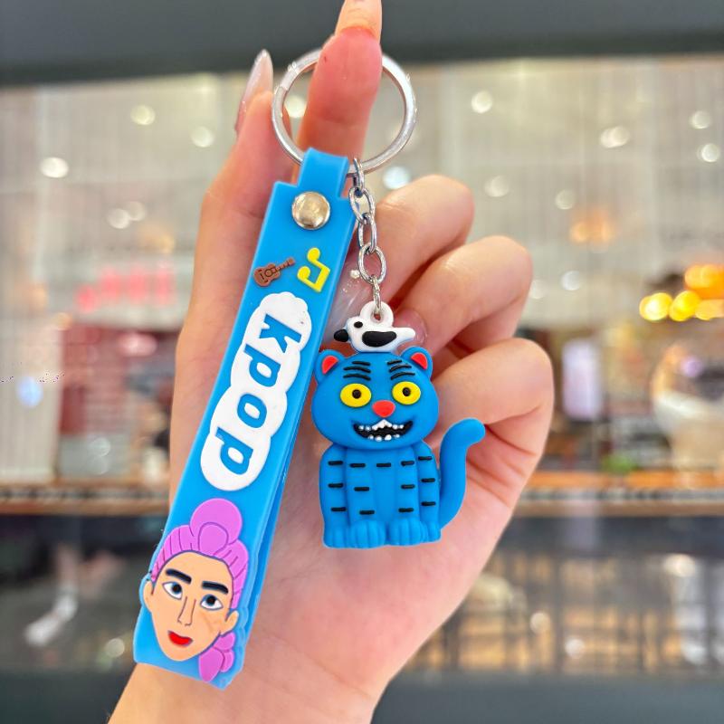 Kpop Demon Hunters Keychain   Harajuku Schoolbag Decoration Pendant Rumi Mira Zoey Cute Anime Keychains