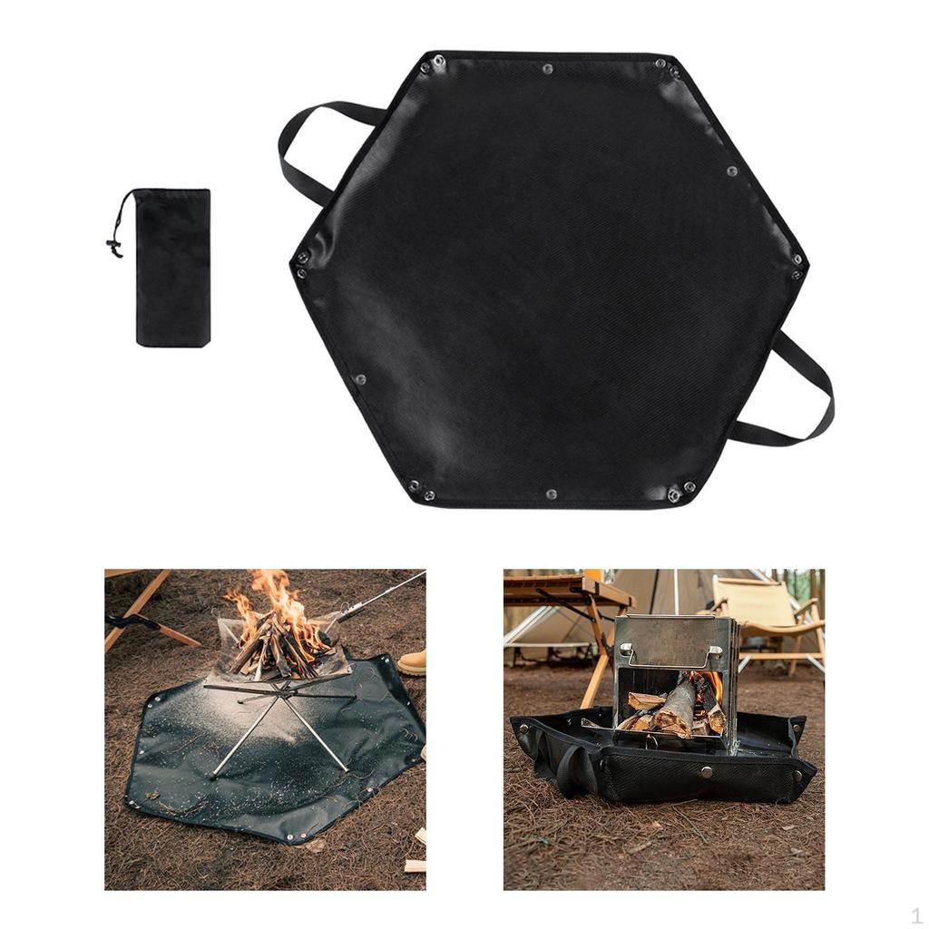Camping Fireproof Mat Ember Blanket Pad for Backyard Outside Indoor