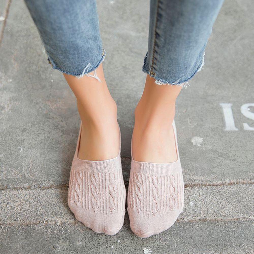 Fashion Breathable Invisible Boat Socks Low Cut Cotton Ankle Hosiery