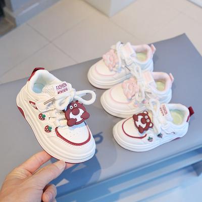 Zapatos Deportivos para Niñas Primavera y Otoño 2025 Zapatos de Tablero de Suela Blanda para Niños Zapatos Casuales