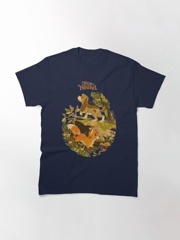 The Animals Cartoon fox and hound cute merch Classic T-Shirt