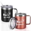 Livole 350ml X Stainless Vacuum Keeps Drinks Hot or with and Perfect for Respect for the Aged Day and Perfect for or Any Other Special Mugs, 2, Steel,