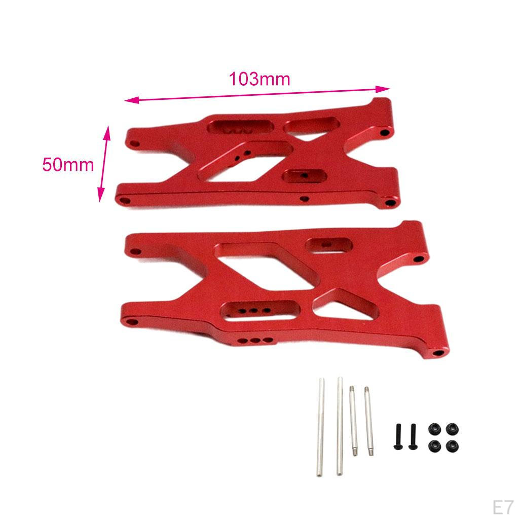 2 Pieces Aluminum Rear Suspensions for Lasernut U4 1:10 RC Car Accessories Spare Parts