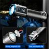 Multifunctional Design EDC Flashlight Aluminum Alloy Magnetic Tail Rechargeable Torch Soft Light Lampshade RGB LED Mini Torch