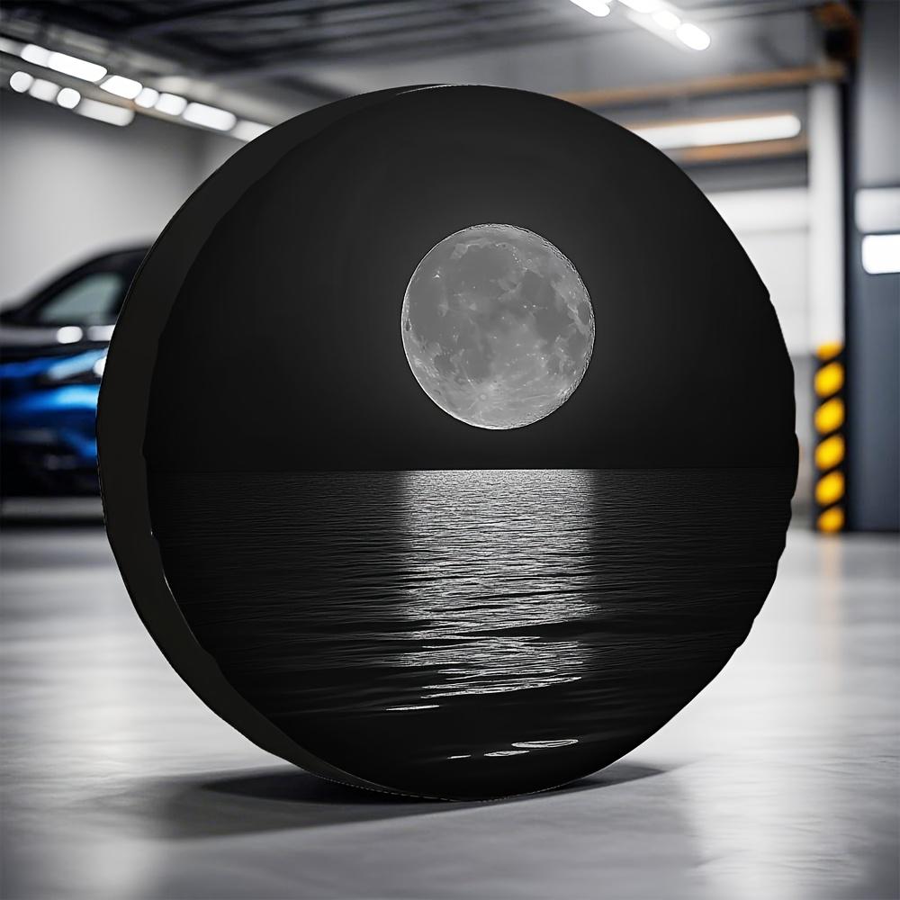 1pc, Popular Tire Covers Minimalism Versatile Durable Polyester,Without Electricity Road Trip Suitable For Hotel Parking Lots