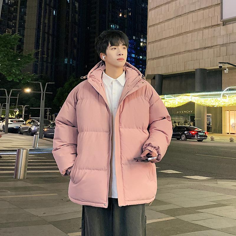 

Clothes Cotton-padded Clothes Teenagers Hooded Down Cotton-padded Clothes Couple Candy-colored Hooded Cotton-padded Jacket Cotton-padded Jacket. XXXXL