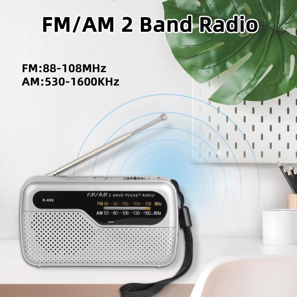 Compact FM/AM Portable Outdoor Radio