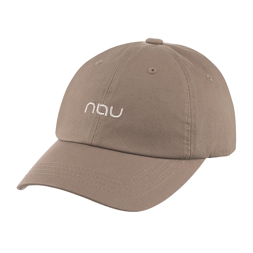 nau Embroidered Ball Cap 2 Dark Beige