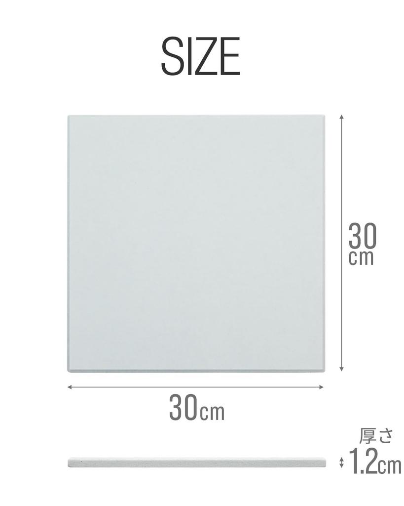 Ottostyle.jp 1,2 cm Grube Bardzo Grube Panele Dźwiękochłonne [30x30cm Zestaw 12 szt.] Dźwiękochłonne, Dźwiękoszczelne, Panele Ścienne, Dźwiękoszczelne, Kwadratowe,