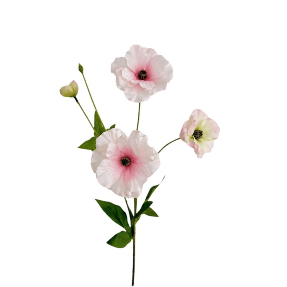 Silk Flower Fake Flower Bouquet 3 Head Wedding Flowers Decor Photo Props  Indoor and Outdoor