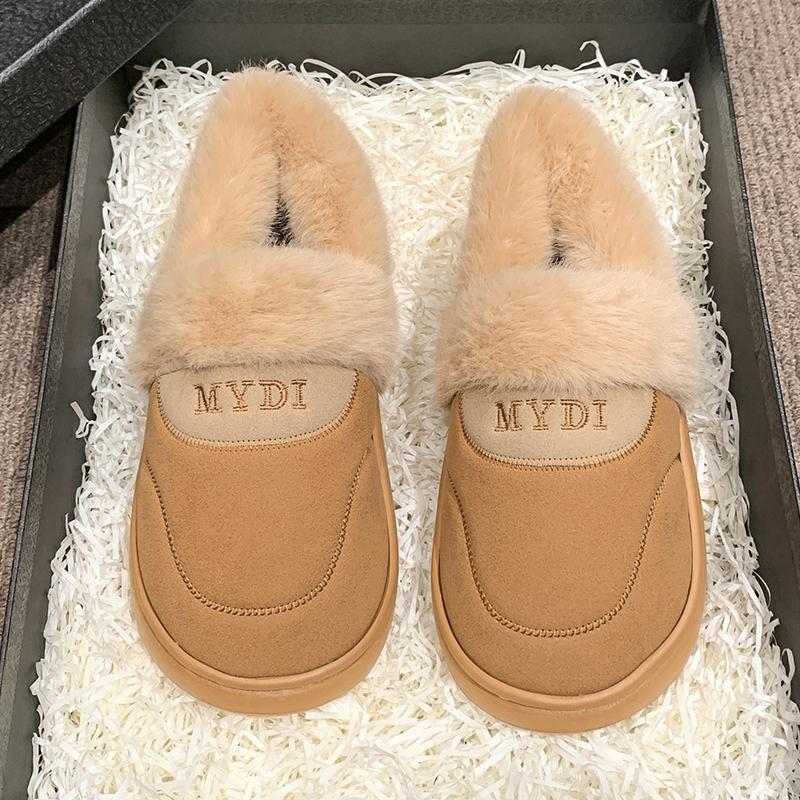 Women's Snow Boots 2024 New Thickened Fluff Comfortable Warm Plush Boots Women Shoes Woman Winter Chunky Boots Woman