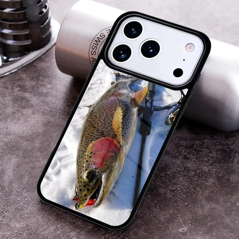 

Rainbow Trout Fishing Skin Phone Case for iPhone 17 16 15 Pro Max Air 14 13 12 11 Plus Shockproof Capa Cover iPhone 12 Pro Max