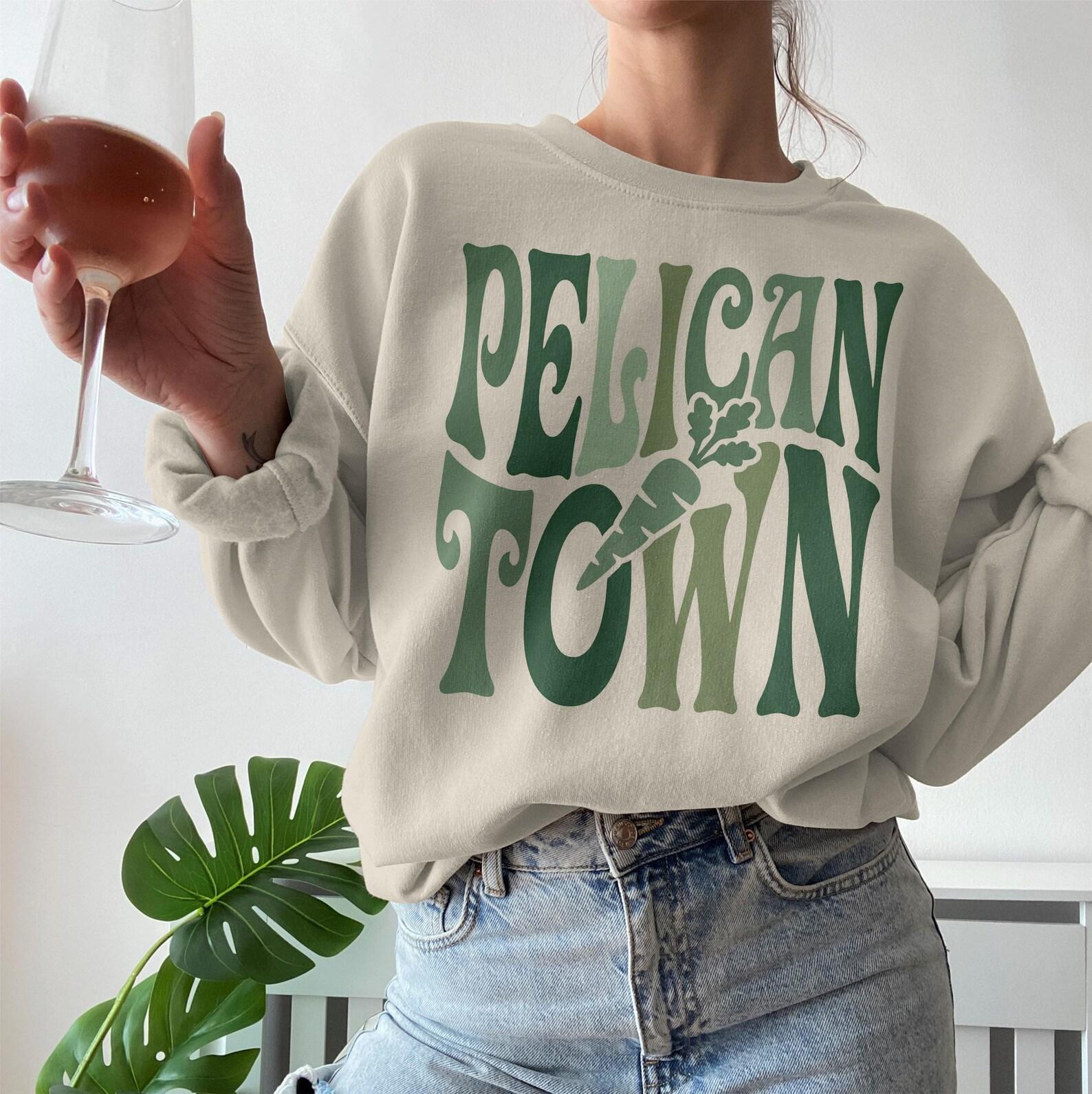 Stardew Valley Pelican Town T Shirt, Stardew Valley Gifts, Stardew Valley Merch, Gamer Gift, Cozy Gaming T-shirt, Girl Gamer Gift Idea 3XL
