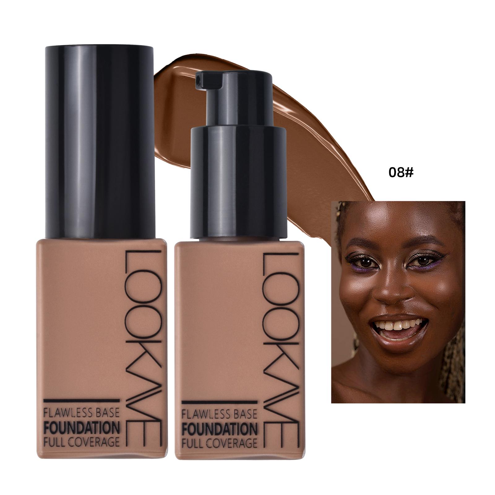 

24Hours Foundation Hd Full Cover Matte Liquid Bb Cream Матовый натуральный водостойкий макияж для лица