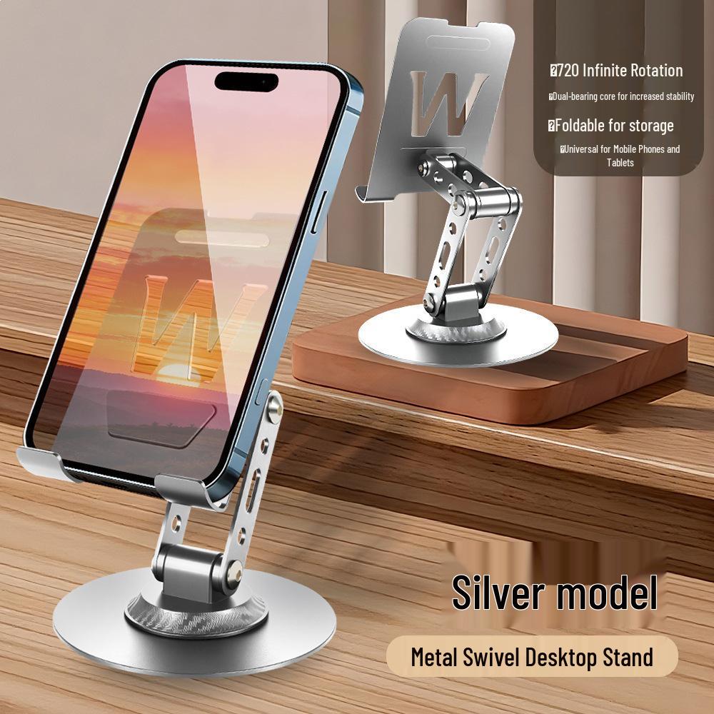 

Desktop Foldable 360° Rotating Universal Phone & Tablet Metal Stand