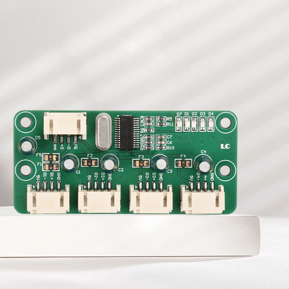 

Модуль-розгалужувач USB 2.0 на 1-4 порти, без драйверів, USB-сплітер, плата розширення для електронної розробки, версія з інтерфейсом PH2.0, DC 5V