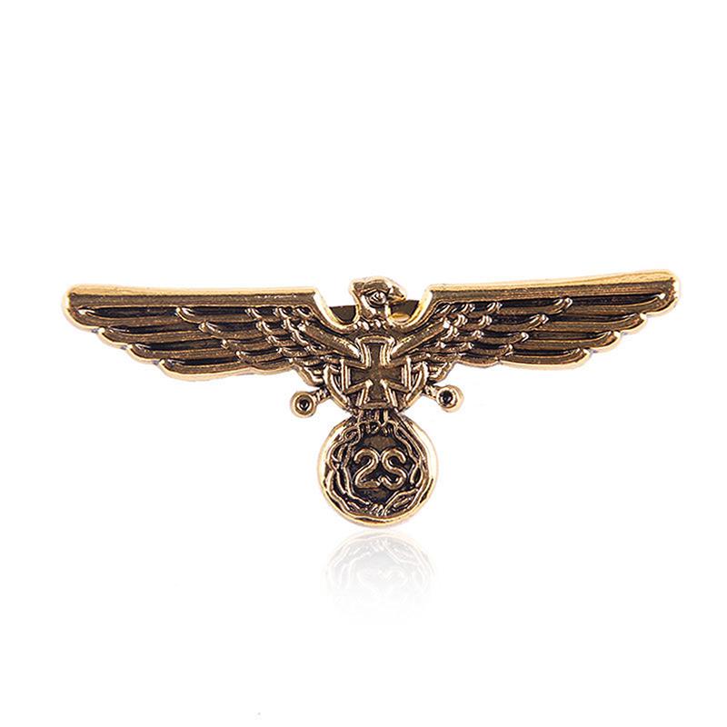 1Pc Vintage Wolf Knight Brooch Jewelry Unisex Collar Pin Buckle Collection