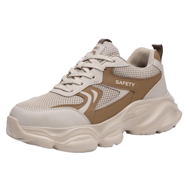 Junbu Lightweight Breathable Steel Toe Safety Work Shoes 41