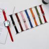 Smart Watch Strap for Apple Watch Band 41mm 45mm 40mm 44mm 38mm 42mm Series SE Ultra/9/8/7/6/5/4/3/2 Thin Leather Watch Band