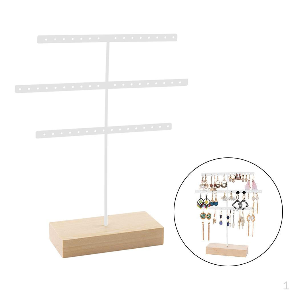 

Подставка для витрины серег с 3 животными, высококачественные запасные части белый