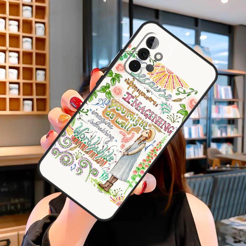 Anne of Green Gables Case For Samsung Galaxy A53 A56 A36 A06 A13 A32 A12 A22 A52 A35 A26 A16 A55 A15 A54 A34 A14