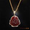 Gawu Doos Hanger Kan Worden Geopend Vajra Stempel Zes-Karakter Sutra Zirconium Boeddha Ketting Mannen en Vrouwen Amulet Sieraden