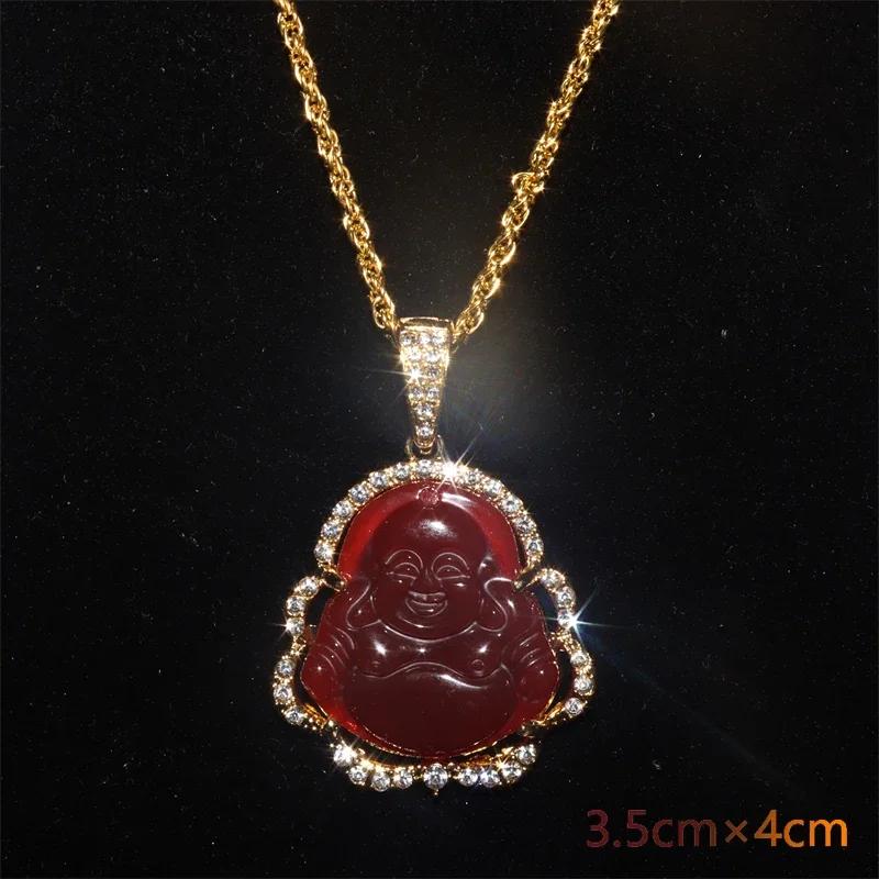 Gawu Doos Hanger Kan Worden Geopend Vajra Stempel Zes-Karakter Sutra Zirconium Boeddha Ketting Mannen en Vrouwen Amulet Sieraden