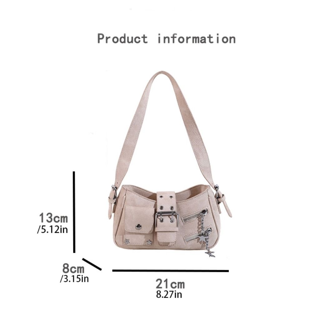 Rivet Y2K Underarm Bag Star Retro Crossbody Bag Fashion Spicy Girl Shoulder Bag  Girls