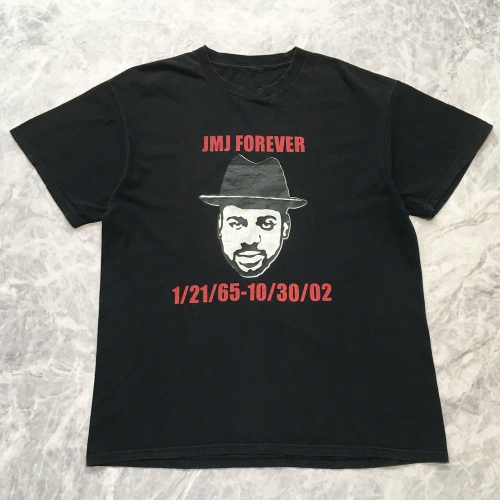 Новый! Футболка RUN DMC Jam Master Jay Унисекс Концертная S - 5XL MQ441 Унисекс Футболка S